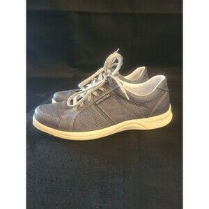 Mephisto Shoes Hero Perf Sneakers Nubuck Leather Walking Gray Men’s Size 8